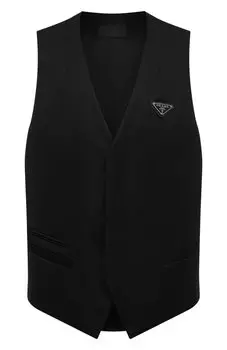 Текстильный жилет Prada