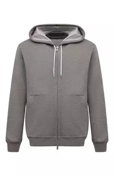 Толстовка из хлопка и кашемира Brunello Cucinelli