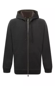 Толстовка из хлопка и кашемира Moorer