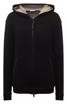 Толстовка из хлопка и шелка Brunello Cucinelli