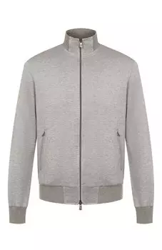 Толстовка из хлопка и шелка Capobianco