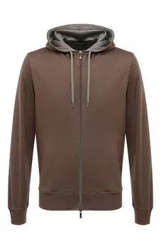 Толстовка из хлопка и шелка MVST