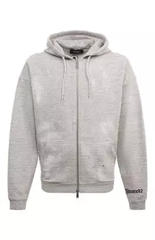 Толстовка из хлопка и вискозы Dsquared2
