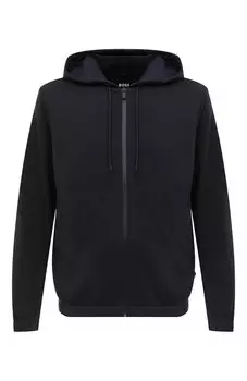 Толстовка из шерсти и хлопка BOSS