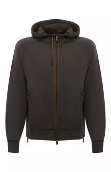 Толстовка из шерсти и хлопка Zegna