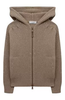 Толстовка из шерсти и кашемира Brunello Cucinelli