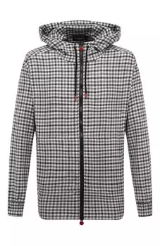 Толстовка из шерсти и шелка Kiton