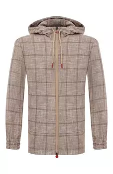 Толстовка из шерсти и шелка Kiton