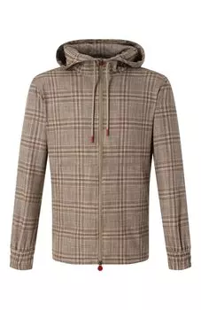 Толстовка из шерсти и шелка Kiton