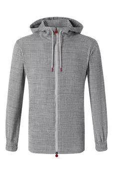 Толстовка из шерсти и шелка Kiton