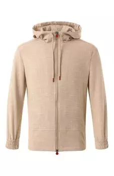 Толстовка из шерсти и шелка Kiton