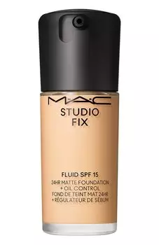 Тональная основа Studio Fix Fluid SPF 15 24HR Matte Foundation + Oil Control, NC15 (30ml) MAC