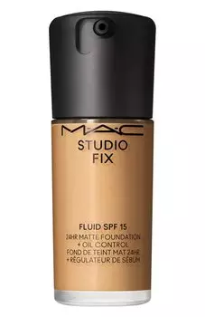 Тональная основа Studio Fix Fluid SPF 15 24HR Matte Foundation + Oil Control, NC38 (30ml) MAC