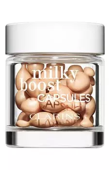 Тональный флюид для лица в капсулах Milky Boost Capsules, оттенок 02 (30x0,2ml) Clarins