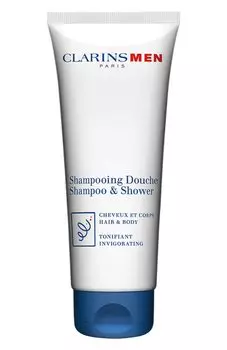 Тонизирующий шампунь-гель для волос и тела Men Shampooing Douche (200 ml) Clarins