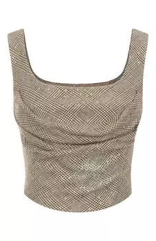 Топ-бюстье из вискозы и хлопка Giuseppe di Morabito