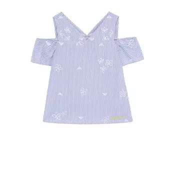 Топ джерси с вышивкой Armani Junior