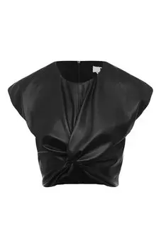 Топ из экокожи MSGM