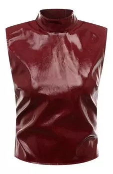 Топ из экокожи MSGM