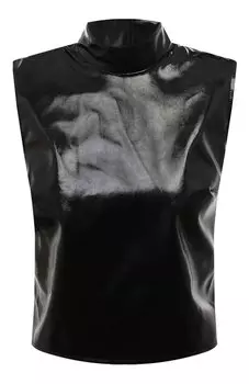 Топ из экокожи MSGM