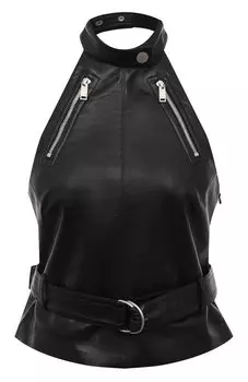 Топ из экокожи Nanushka