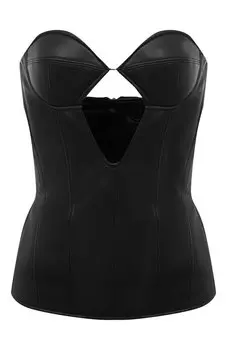 Топ из экокожи Rokh