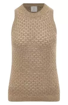 Топ из хлопка и льна Eleventy