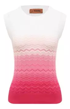 Топ из хлопка и вискозы Missoni