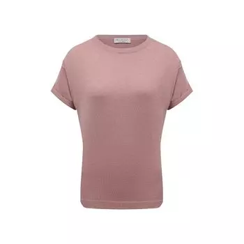 Футболка из кашемира и шелка Brunello Cucinelli