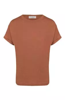 Топ из кашемира и шелка Brunello Cucinelli