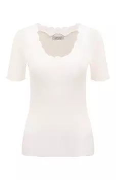 Топ из шелка и хлопка Eva B.Bitzer