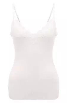 Топ из шелка и хлопка Eva B.Bitzer