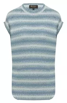 Топ из шелка и хлопка Loro Piana