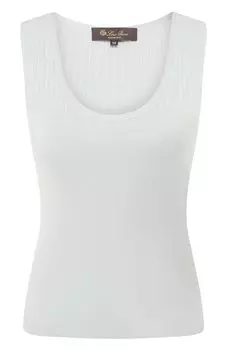 Топ из шелка и хлопка Loro Piana