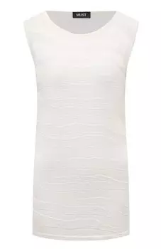 Топ из шелка и льна MVST