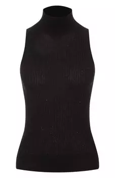 Топ из шелка и шерсти Max Mara Studio