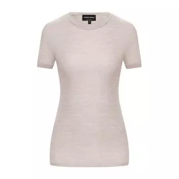 Топ из шерсти и шелка Giorgio Armani