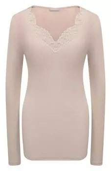 Топ из шерсти и шелка Hanro