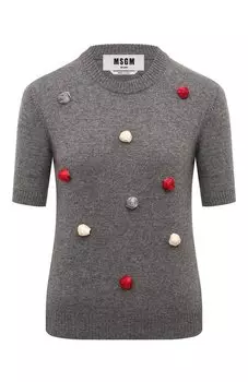 Пуловер из шерсти и вискозы MSGM