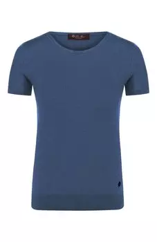 Топ из смеси шелка и хлопка Loro Piana