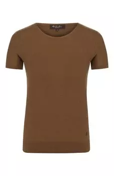 Топ из смеси шелка и хлопка Loro Piana