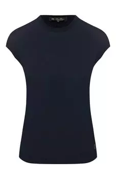Топ из смеси шелка и хлопка Loro Piana