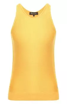 Топ из смеси шелка и хлопка Loro Piana