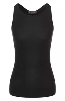 Топ из смеси шелка и хлопка Loro Piana