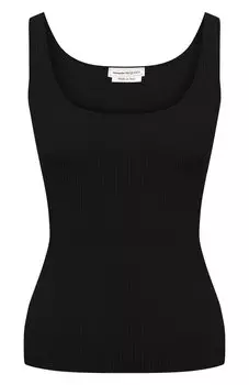Топ из вискозы Alexander McQueen