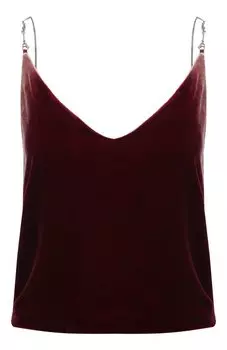 Топ из вискозы и шелка Diesel