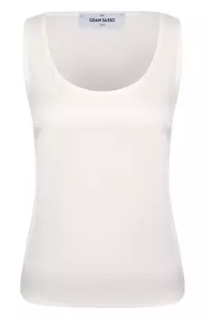 Топ из вискозы и шелка Gran Sasso