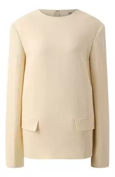 Топ из вискозы и шерсти TOTEME