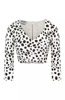 Топ из вискозы M05CH1NO Jeans