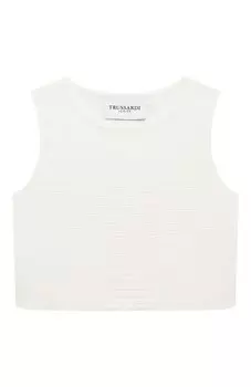 Топ из вискозы Trussardi junior